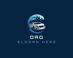 Disinfection - Automotive Splash Cleaning logo design