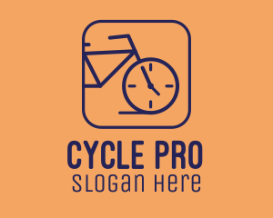 Cycling - Cycle Bike Time logo design