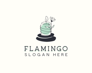 Floral Scented Candle Logo