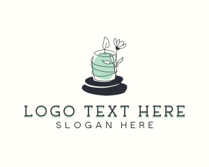 Floral Scented Candle Logo