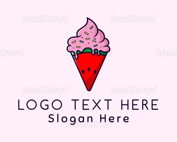 Watermelon Ice Cream Logo