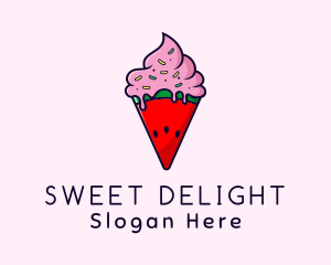 Sherbet - Watermelon Ice Cream logo design