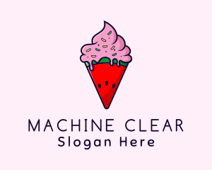 Ice Cream - Watermelon Ice Cream logo design