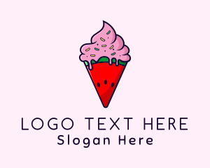 Watermelon Ice Cream Logo