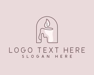 Scent - Candle Wax Light logo design
