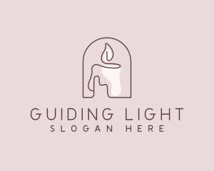 Candle Wax Light logo design