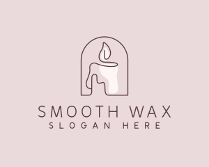 Candle Wax Light logo design