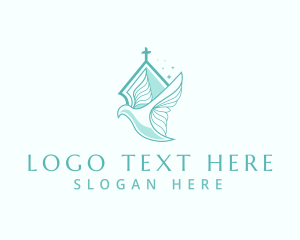 Funeral - Dove Holy Spirit logo design