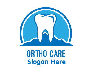 Orthopedic - Mountain Tooth Dentist logo design