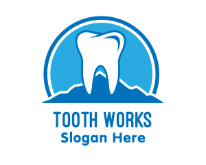 Tooth - Mountain Tooth Dentist logo design