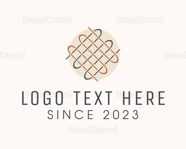 Woven Textile Thread Apparel Logo