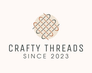 Woven Textile Thread Apparel logo design