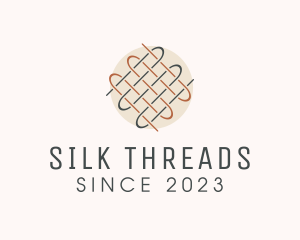 Woven Textile Thread Apparel logo design