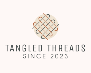 Woven Textile Thread Apparel logo design