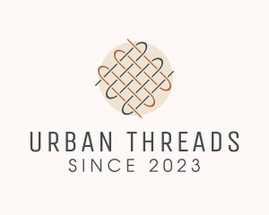 Woven Textile Thread Apparel logo design