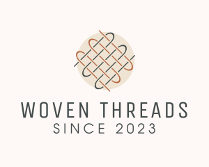 Woven Textile Thread Apparel logo design