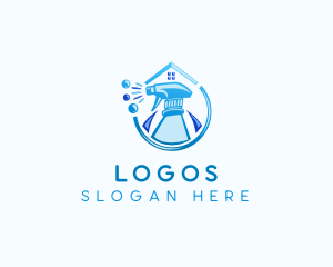 Makeover - Spray Cleaning Bubbles logo design