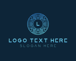Developer - AI Technology Programming logo design