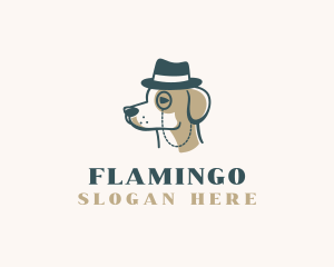 Detective Dog Hat Logo