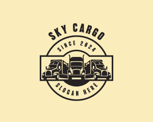 Freight Transportation Vehicle logo design