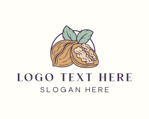Snack - Organic Seed Walnut logo design