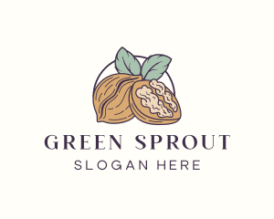 Organic Seed Walnut logo design