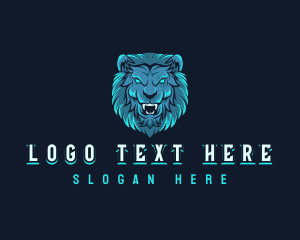 Cyber - Lion Beast Gaming logo design