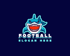 Team - Fierce Shark Predator logo design