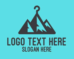 Mountain - Mountain Clothing Hanger logo design