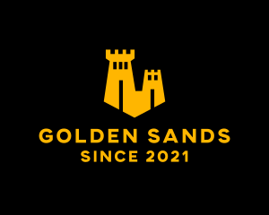 Sand - Sand Castle Turret logo design