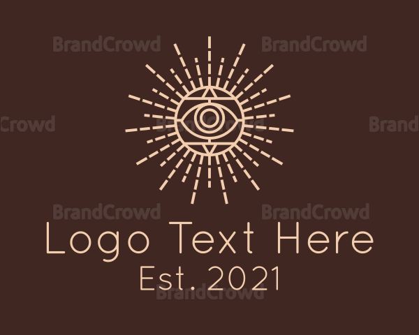 Egyptian Mystical Eye Logo