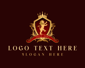 Luxury - Luxury Lion Crown logo design