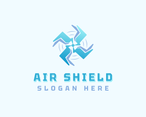 Air Conditioning Fan logo design