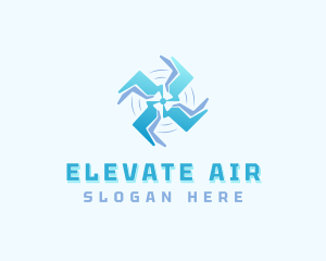 Air Conditioning Fan logo design