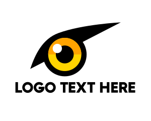 Vulture - Yellow Bird Eye logo design