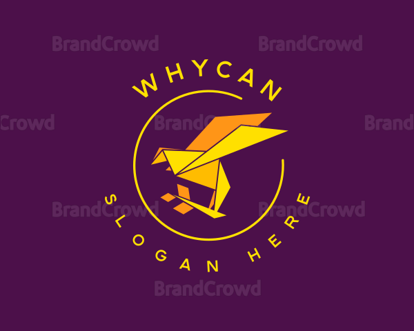 Origami Bird Aviary Logo