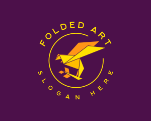 Origami - Origami Bird Aviary logo design