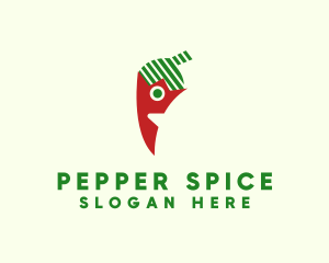 Pepper - Chili Pepper Spice logo design