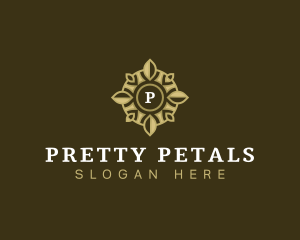 Leaves Floral Pattern logo design