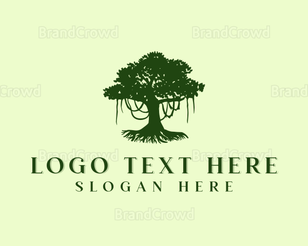 Tree Plant Agriculture Logo