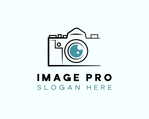 Camera Photography Lens logo design