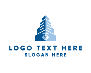 Office - Lion Technology Building logo design