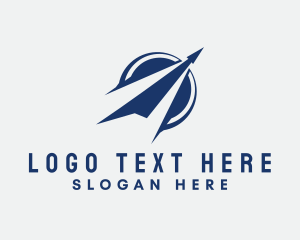 Logistics - Express Blue Arrow logo design