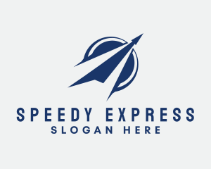 Express - Express Blue Arrow logo design