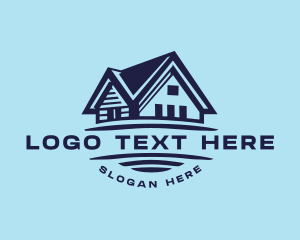 Construction - Home Roof Renovation logo design