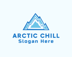 Snow Ice Mountain  logo design