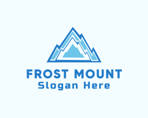 Snow Ice Mountain  logo design