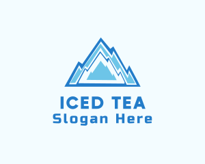 Snow Ice Mountain  logo design