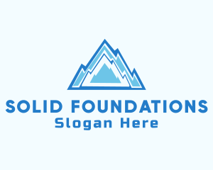 Freezer - Snow Ice Mountain logo design