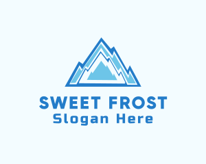 Snow Ice Mountain  logo design